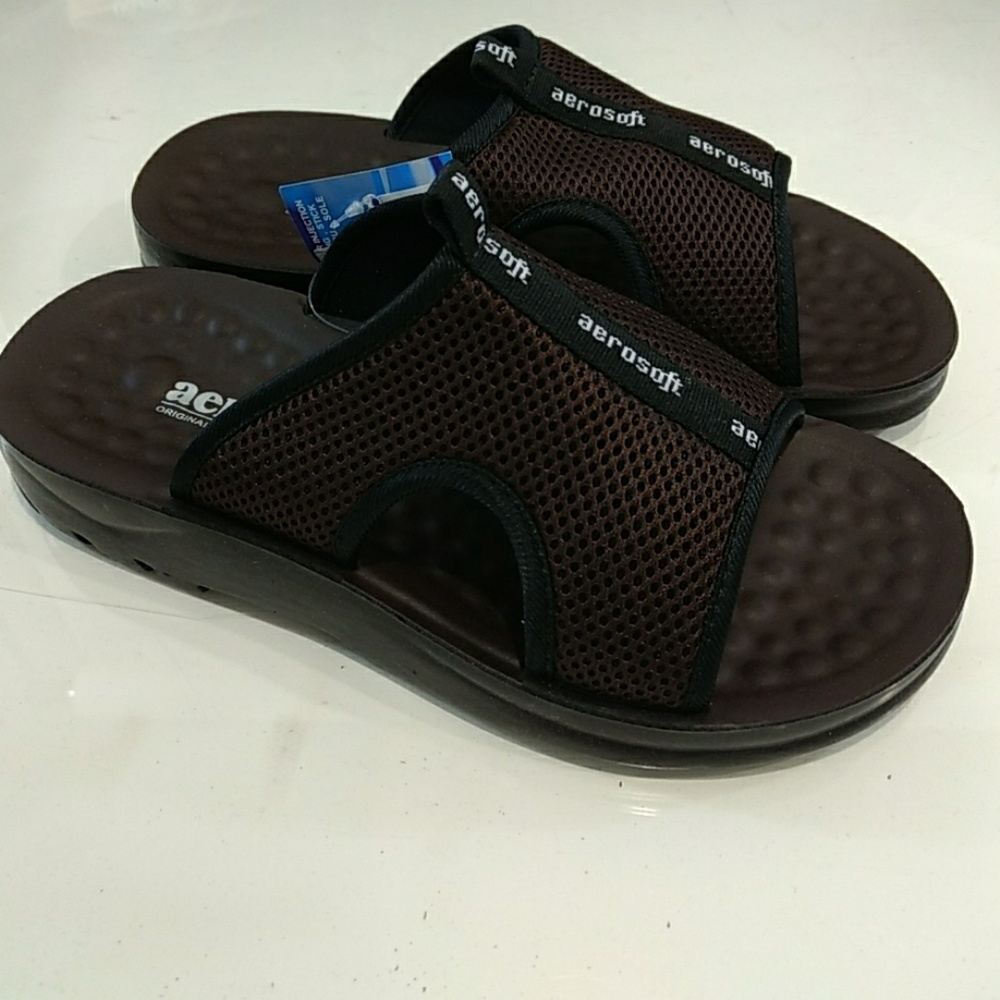 Aerosoft Tao Hopper Men's Brown Sandals, New